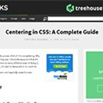 Guide cu centrage en CSS