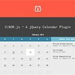 CLNDR.js est un plugin jQuery pour réaliser des calendriers avancés