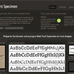 Web Font Specimen